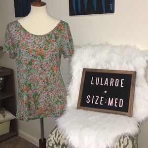 LuLaRoe size medium tee floral